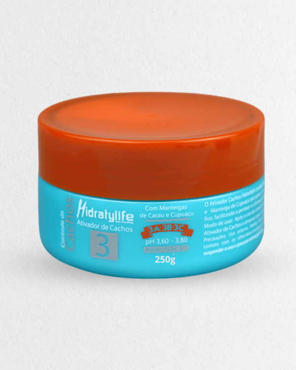 Ativador de Cachos 3ABC - Pote 250g Hidratylife (1754)